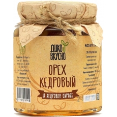 Орех Кедровый в Сосновом Сиропе, 220г /стекло/Дико вкусно/